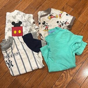 Disney Mickey Mouse Kids T-Shirt Set - Multicolor